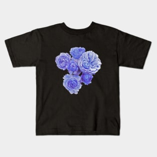 Bunch of Blue Roses Kids T-Shirt